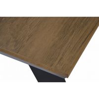 Arezzo picknickset rechthoek polywood teaklook van het woonmerk Les