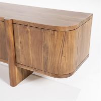 Eleonora TV-meubel Julian - acaciahout - 240 cm - 6 deurs