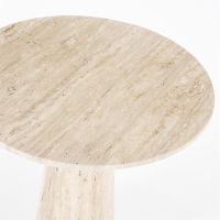 Eleonora Ronde eettafel Aime - Ø70x75 cm - travertin