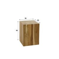 Barry bloemenzuil - 45 cm - naturel van het woonmerk Fraaai