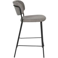 Puur Viken barstoel 65 cm grijs zwart