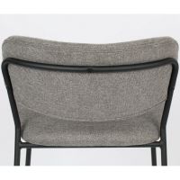 Puur Viken barstoel 65 cm grijs zwart