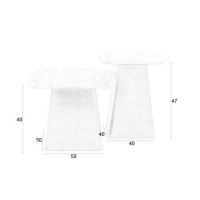 Puur Bruno bijzettafel set van 2