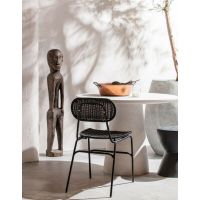 Woood Damon eettafel betonlook 76xø100