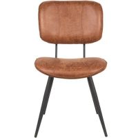 Eetkamerstoel Fos Leer Cognac