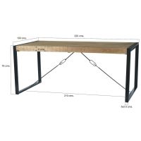 Livingfurn Nairobi eettafel naturel