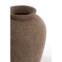 Light & Living Vendie vaas deco Ø36x46,5 cm - bruin