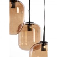 Light & Living Mezza hanglamp 3L E14 Ø30x23 cm - glas bruin