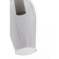 Light & Living Lukaro tafellamp 35x20x51,5 cm - glas smoke+mat zwart