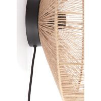 Light & Living Lyra wandlamp Ø43x43 cm - naturel/mat zwart