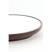 Light & Living Mamali spiegel Ø56 cm - mangohout bruin