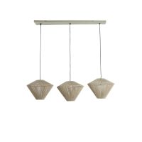 Light & Living Felida hanglamp 3L 120x42x130 cm - crème
