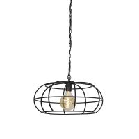 Light & Living Imelda hanglamp Ø53x28 cm - mat zwart