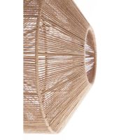 Light & Living Lyra wandlamp Ø31x31 cm - naturel+mat zwart