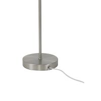 Light & Living Vancouver tafellamp Ø15x56,5 cm - nikkel satijn-glas