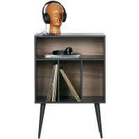 Woood James kastje noten/zwart 83x60x44cm