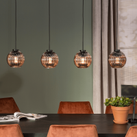 Jillie hanglamp smoke glas 4L van het woonmerk Vurna