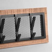 Label51 Kapstok Crude – zwart – mangohout