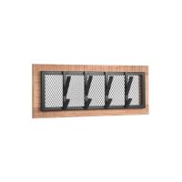 Label51 Kapstok Crude – zwart – mangohout