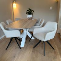 Kick Tom draaibare eetkamerstoel texture