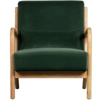 Woood Fauteuil Mark Fluweel
