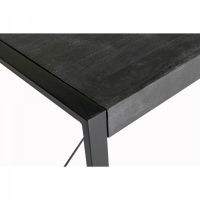 Livingfurn Norris eettafel 180x90 cm - zwart