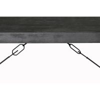 Livingfurn Norris eettafel 180x90 cm - zwart