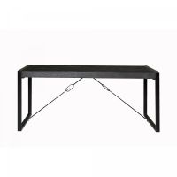 Livingfurn Norris eettafel 160x90 cm - zwart