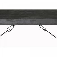 Livingfurn Norris eettafel 160x90 cm - zwart