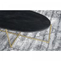 Livingfurn Salontafel Anthony 110 cm - zwart/goud