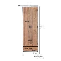 Livingfurn Sturdy wandkast 65x200 cm