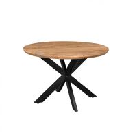 Livingfurn Jesper ronde eettafel - Ø150 cm - hout - naturel