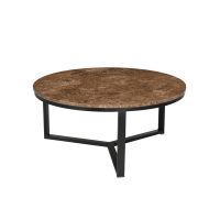 Livingfurn Senna salontafel 80 cm - hout - bruin