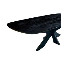 Livingfurn Montreaux eettafel 220cm - zwart