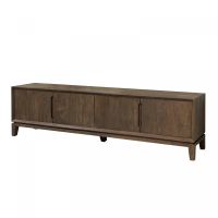 Livingfurn Cortez tv meubel 210cm - donkerbruin