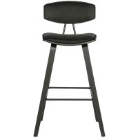 Senn barstoel velvet 71 cm zwart van het woonmerk WOOOD