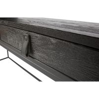 Woood Silas bureau essen blacknight 140x44 cm