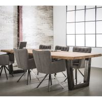 Fraaai Hazel eettafel acaciahout 300 cm