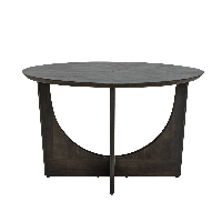 Tower Living Fermo eettafel - ø130 cm - olijfbruin