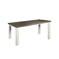 Tower Living Fleur eettafel - 160 cm vierkant - wit