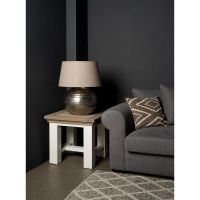 Tower Living Parma bijzettafel vierkant - 60 cm - wit