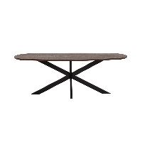 Tower Living San Marino eettafel - 180 cm - bruin