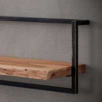 Fraaai Woody metaal wandplank 100 cm