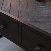 Starfurn Vierkante salontafel New York - 80 cm - zwart