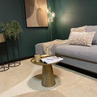 Starfurn Ronde salontafel Daisy - ø50 cm - antiek goud