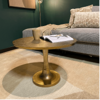 Starfurn Ronde salontafel Amara - ø65 cm - antiek goud
