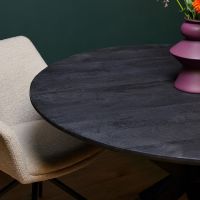 Starfurn Ronde eettafel New York - Ø120 cm - zwart