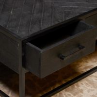 Starfurn Vierkante salontafel New York - 80 cm - zwart