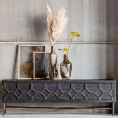 Tv-meubel Bequest Hout Zwart