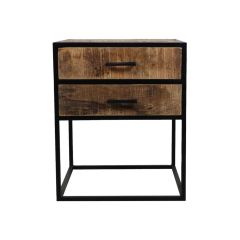 Husow nachtkastje 45x40x55 mangohout naturel